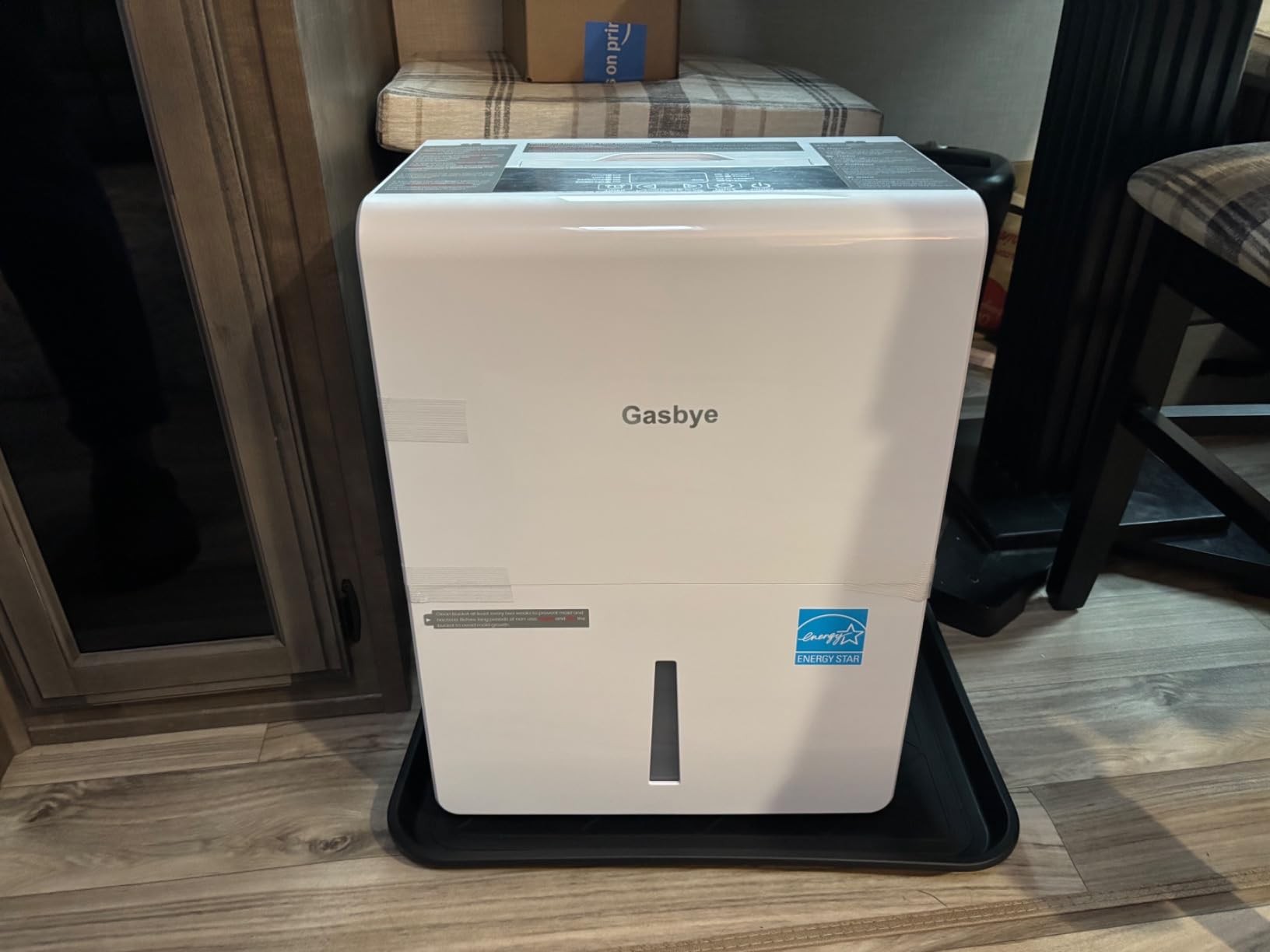 Energy Star 2024 Dehumidifier with [𝗥𝗲𝗽𝗹𝗮𝗰𝗲𝗮𝗯𝗹𝗲 Pump] for Basement – [44dB Quiet, Easy to Clean & Clog-Free], Max 75 Pints/Day, 16.5ft Drain Hose, Auto Shut-Off, Auto-restart, Black - Customer Photo 1