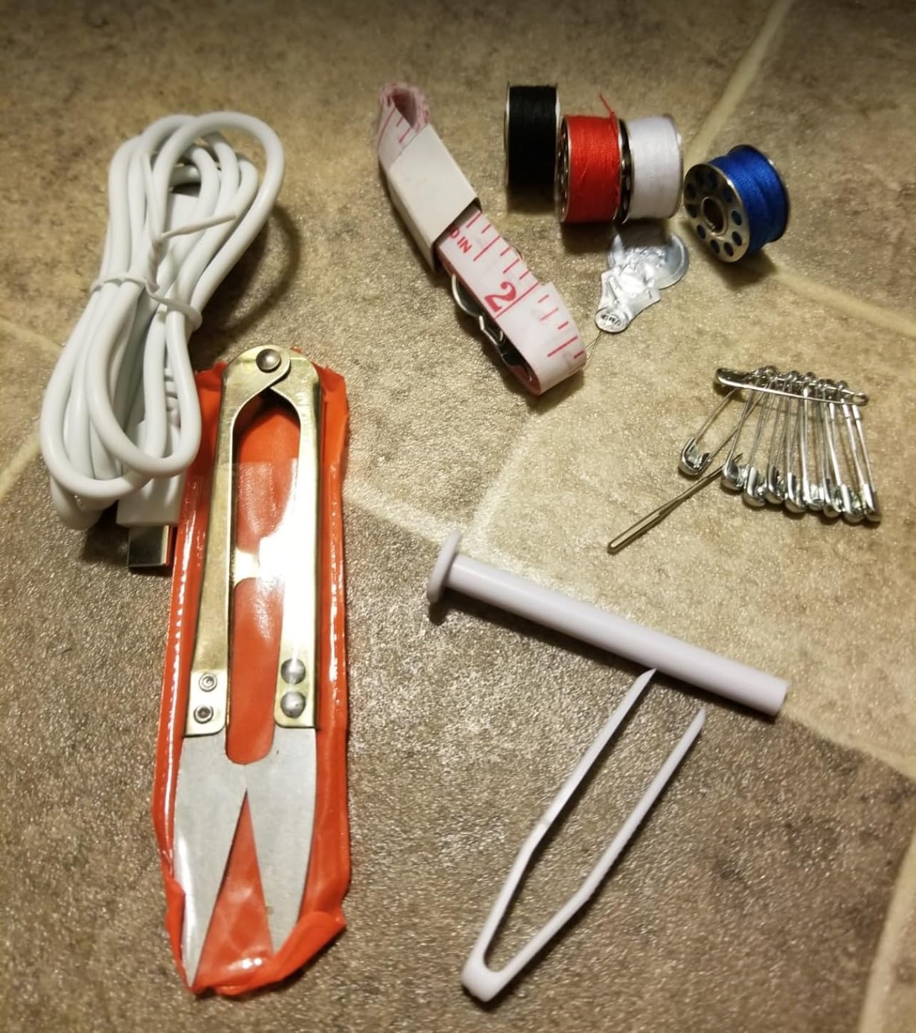 Handheld Sewing Machine Cordless – Portable Mini Handheld Sewer, Pocket Sewing Machine for Quick Repairs, Handy Stitch, Travel Stitch Sew Quick, Home & DIY Fabric - Customer Photo 1