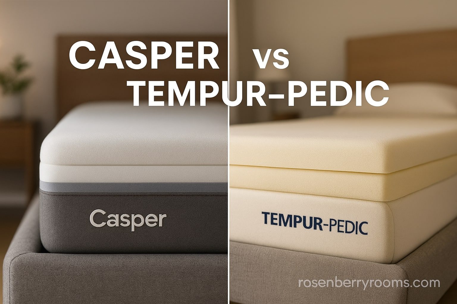 Casper vs Tempur-Pedic Mattress