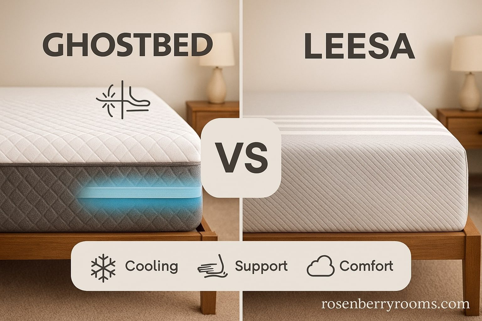 GhostBed vs Leesa