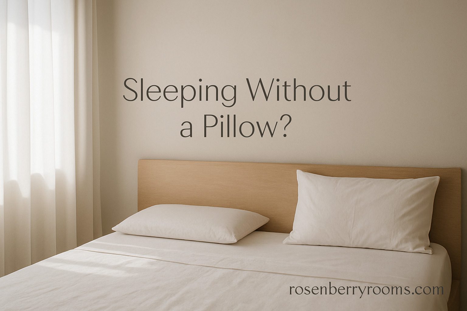 Sleeping Without a Pillow