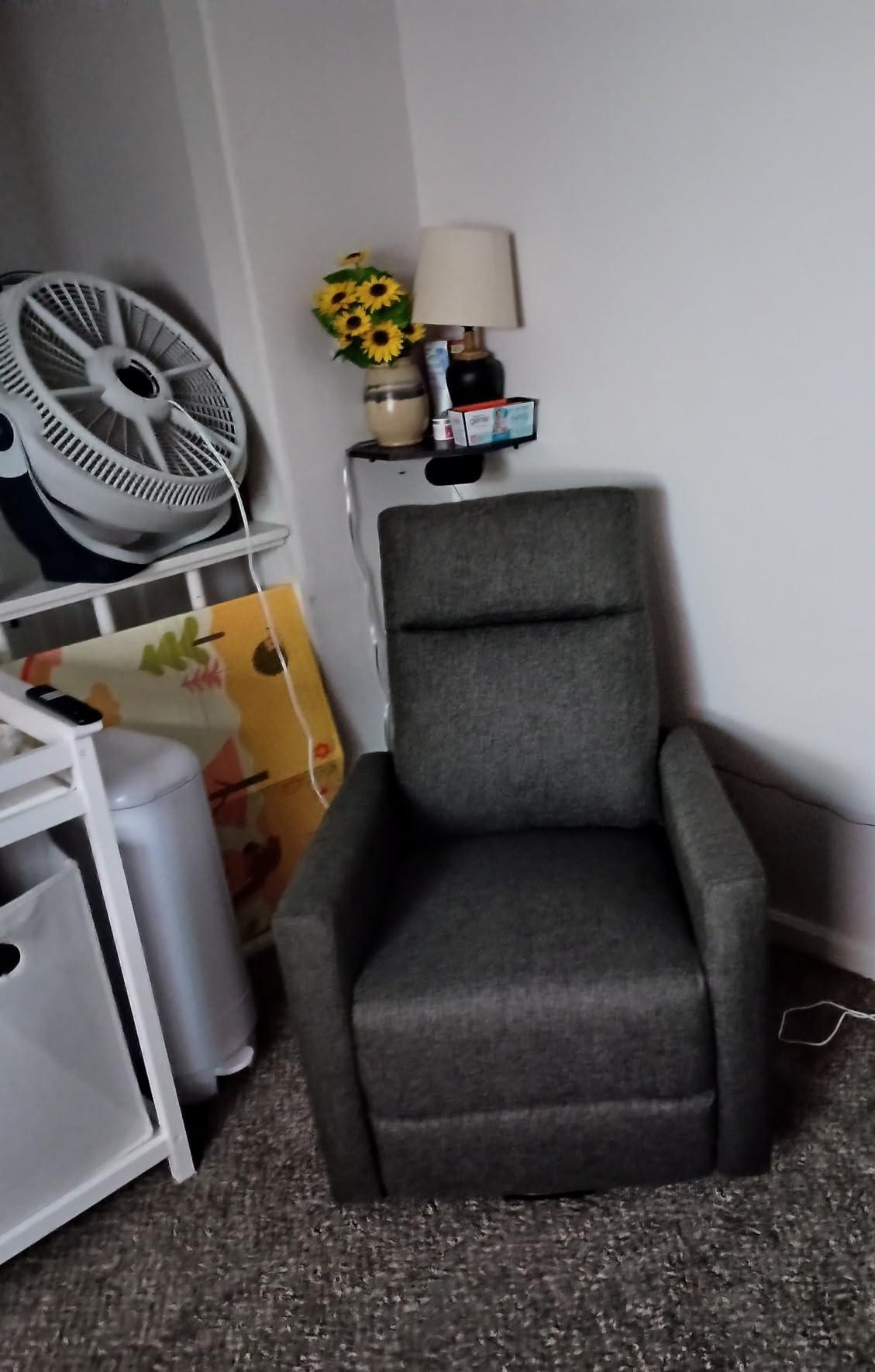 SMUG Recliner Chair Living Room Recliner with Adju - Customer Photo - Fabric Recliner Review