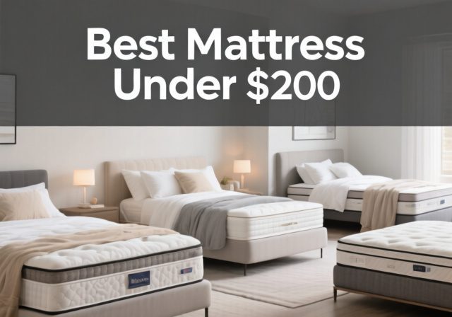 Best Mattress Under $200: Quality Sleep on Any Budget