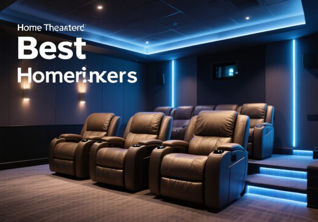 11 Best Home Theater Recliners - Power Recline & LED Lighting 2025