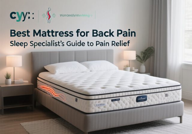 Best Mattress for Back Pain [cy]: Sleep Specialist's Guide
