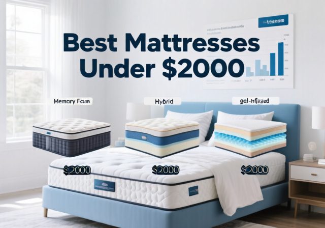 Best Mattress Under $2000: 10 Expert-Tested Options 2025