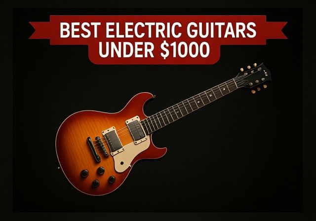 Best Electric Guitars Under $1000: Top 12 Models Reviewed