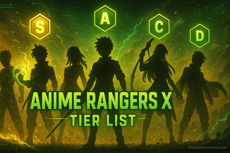 Anime Rangers X Tier List (2025) Best Units Ranked