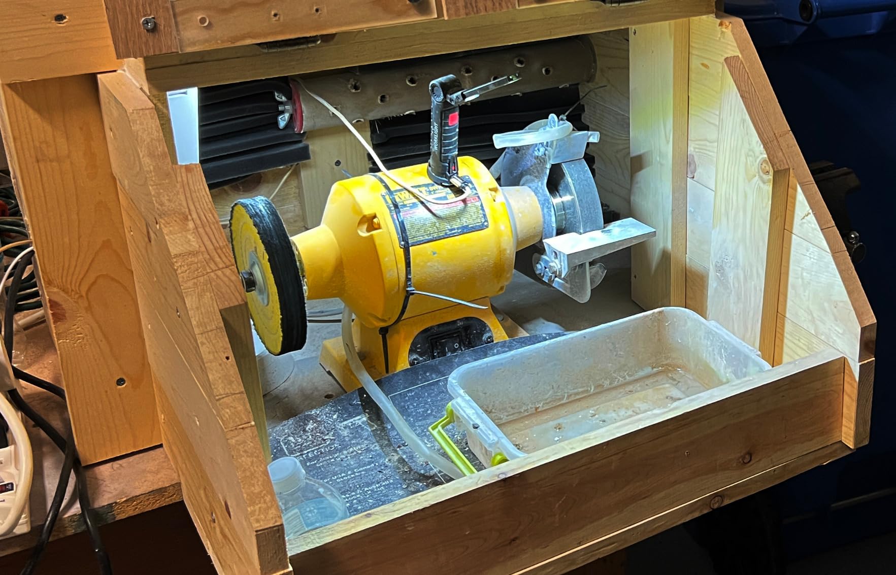 DEWALT 6 Inch Bench Grinder, 3,450 RPM - Customer Photo 1