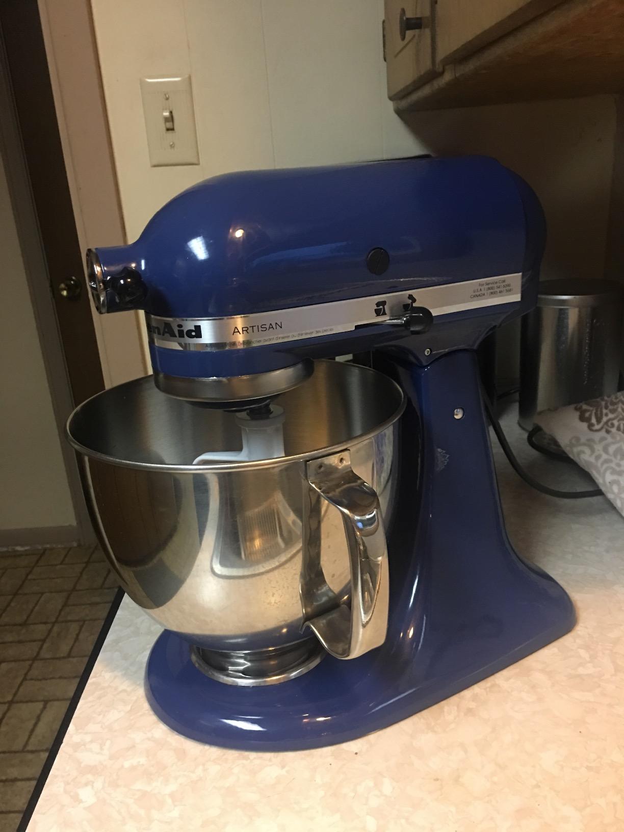 KitchenAid KSM150PSTG Artisan Series 5-Qt. Stand Mixer with Pouring Shield - Tangerine - Customer Photo 1