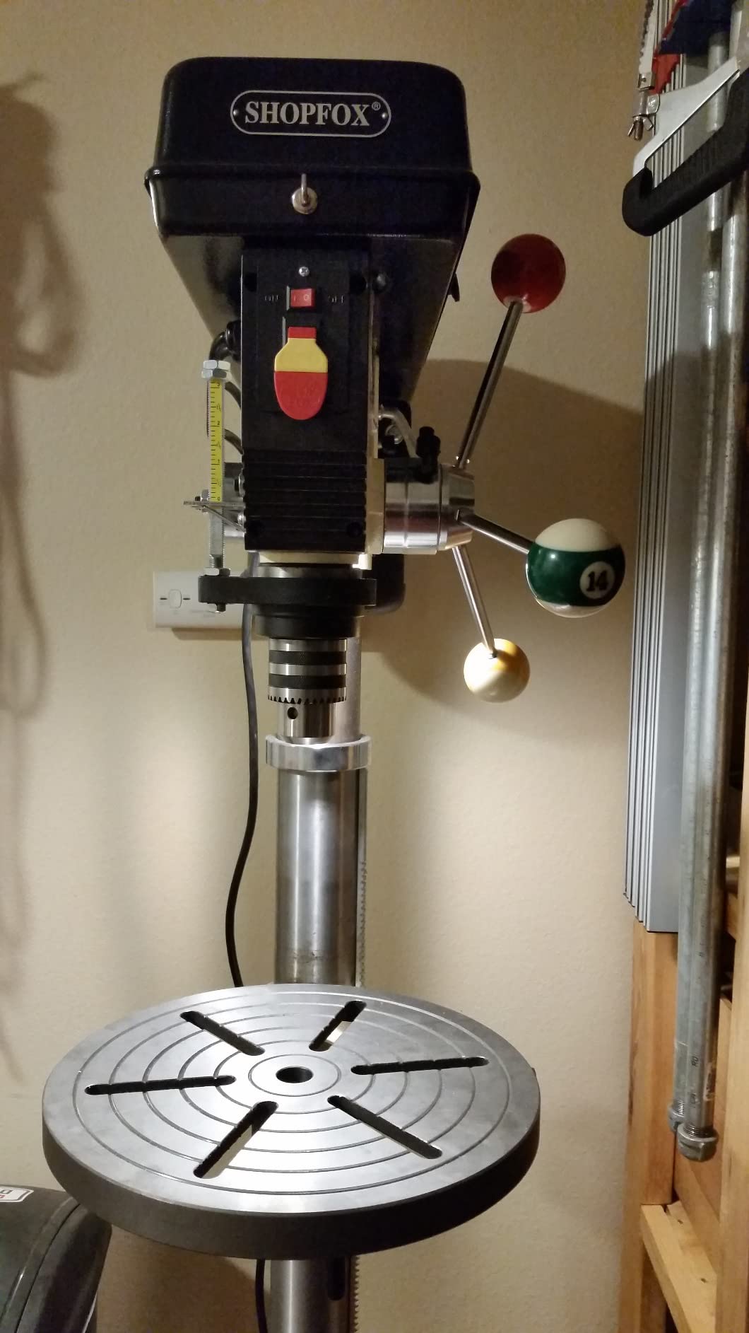 SHOP FOX W1680 1-Horsepower 17-Inch Floor Model Drill Press, 34 Inch - Customer Photo 1