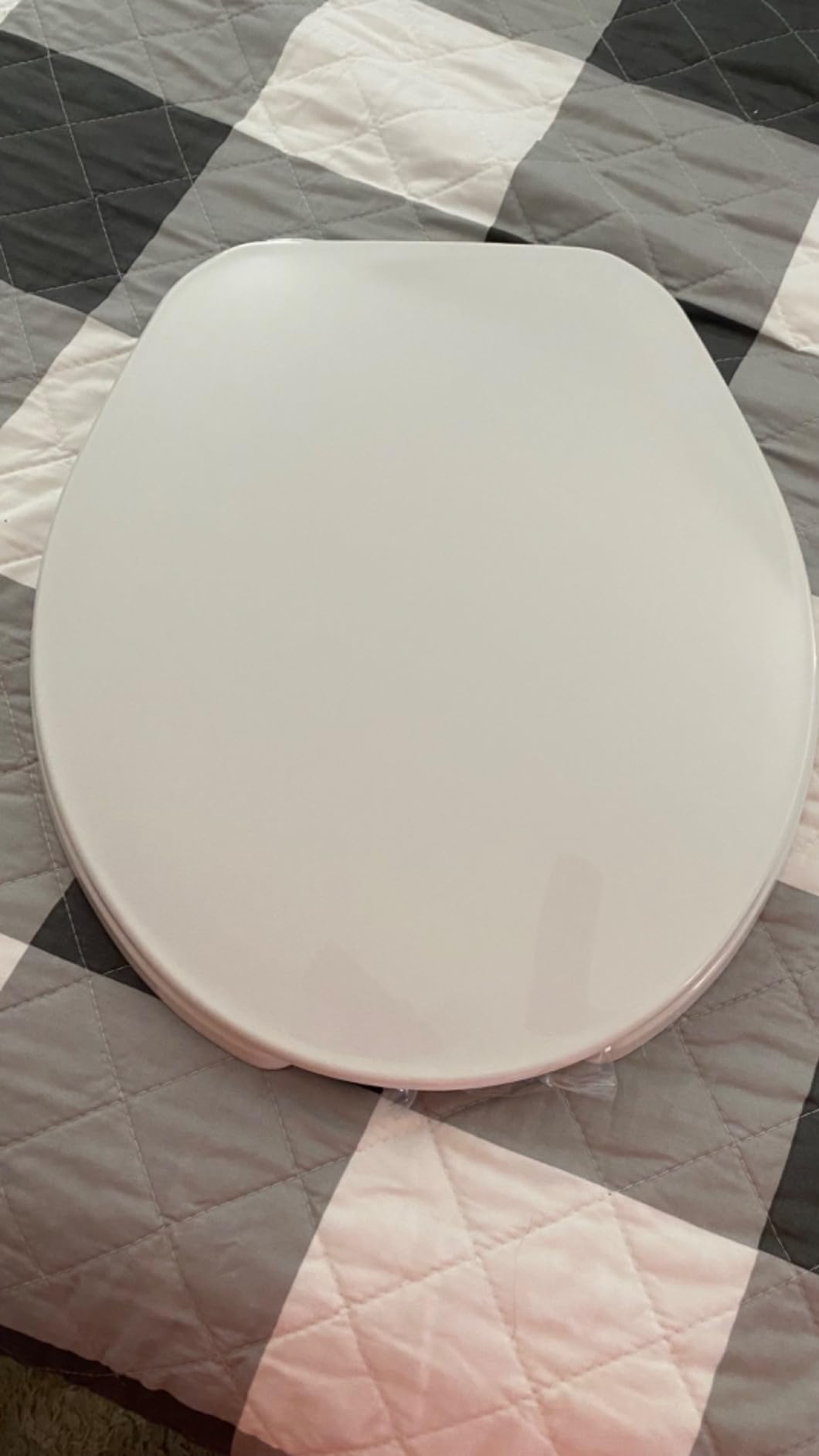 BEMIS 175 Commercial Open Front Plastic Toilet Seat, Heavy Duty Industrial Seat with Lid Customer Review BEMIS 175 Commercial Open Front Plastic Toilet Seat, Heavy Duty Industrial Seat with Lid - Customer Photo 2