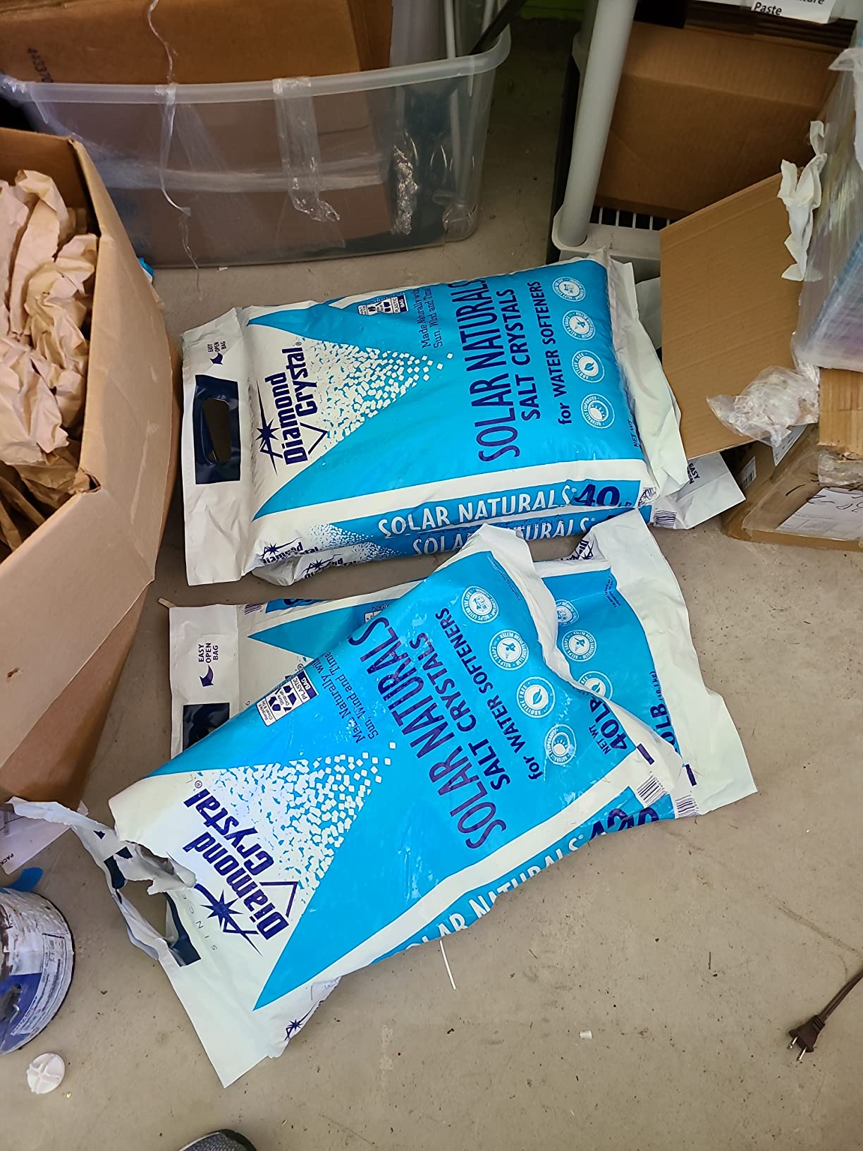 Diamond Crystal 804017 Solar Naturals Water Softener Salt, 50 Lbs - Customer Photo 1