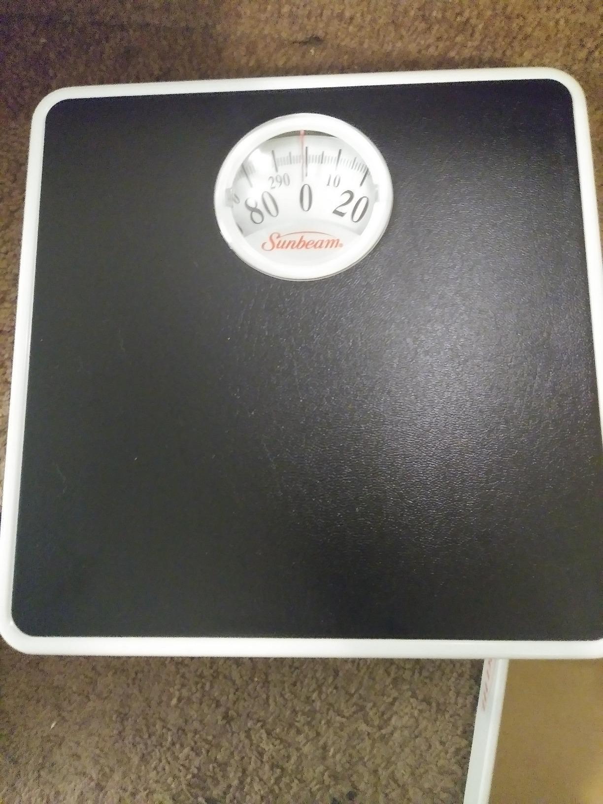Sunbeam Easy Read Dial Scale, Black - Customer Photo 1