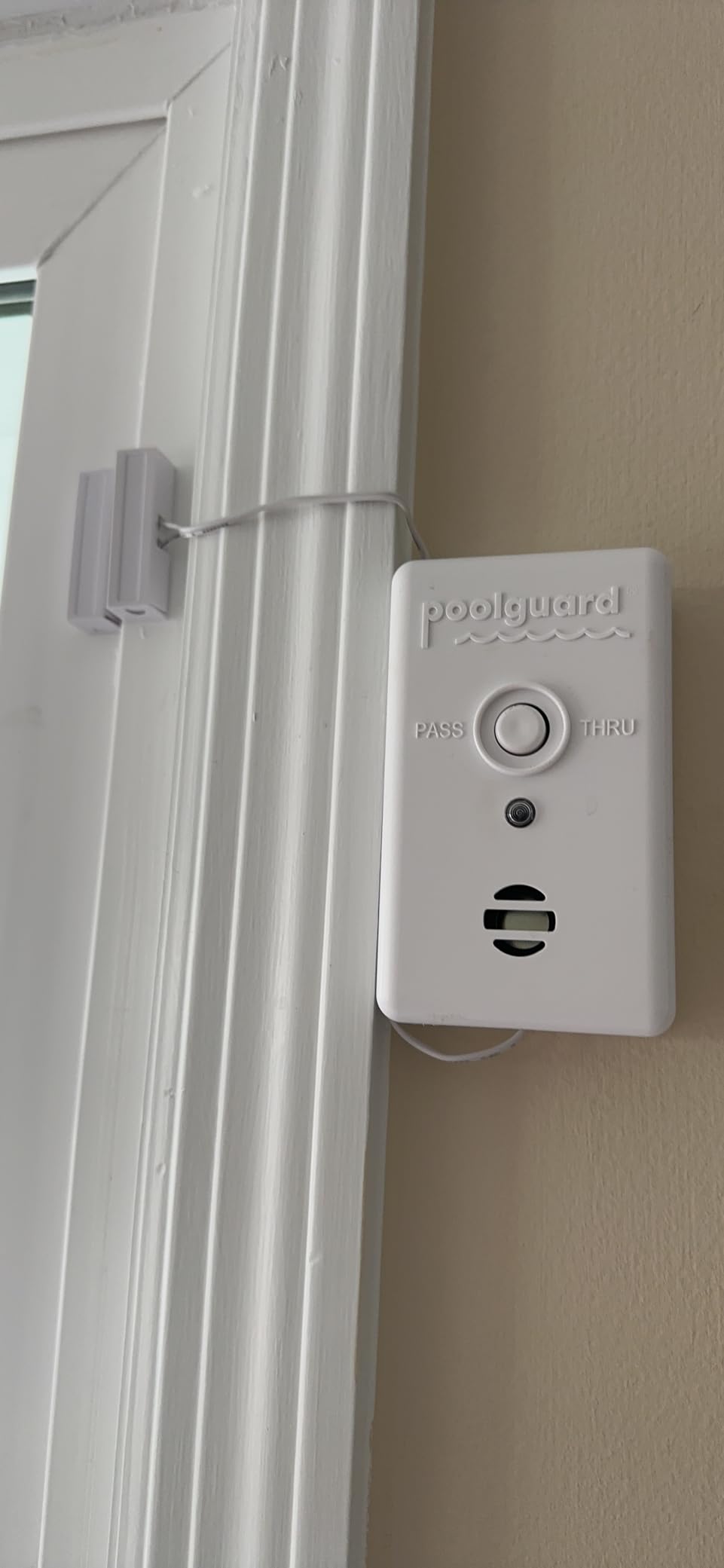 PoolGuard DAPT-2 Water Hazard Pool Door Alarm, White - Customer Photo 1