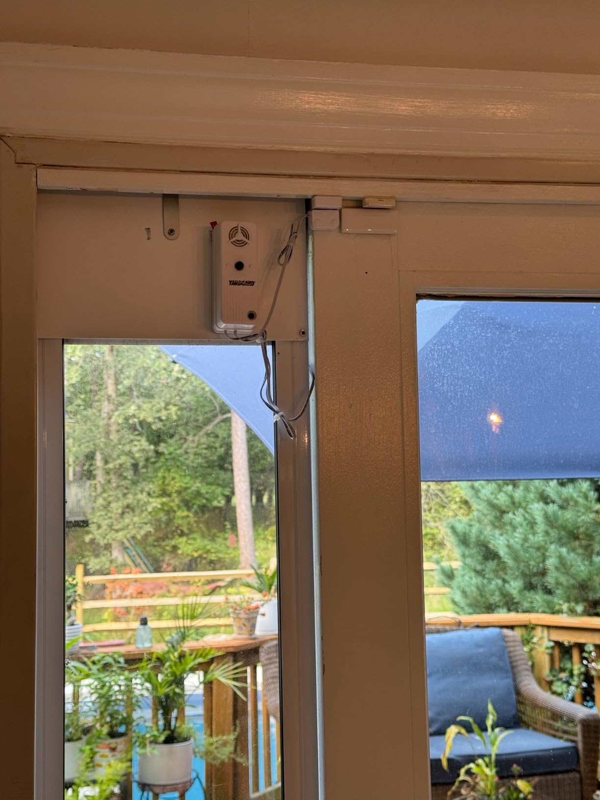 Yardgard Door and Window Pool Alarm, Child Safety UL 2017 Compliant Alarm for Pool Gates and Sliding Doors, Weatherproof, Wireless, Work as a UL Compliant Siren, ETL Certified, Easy to Install, White - Customer Photo 2