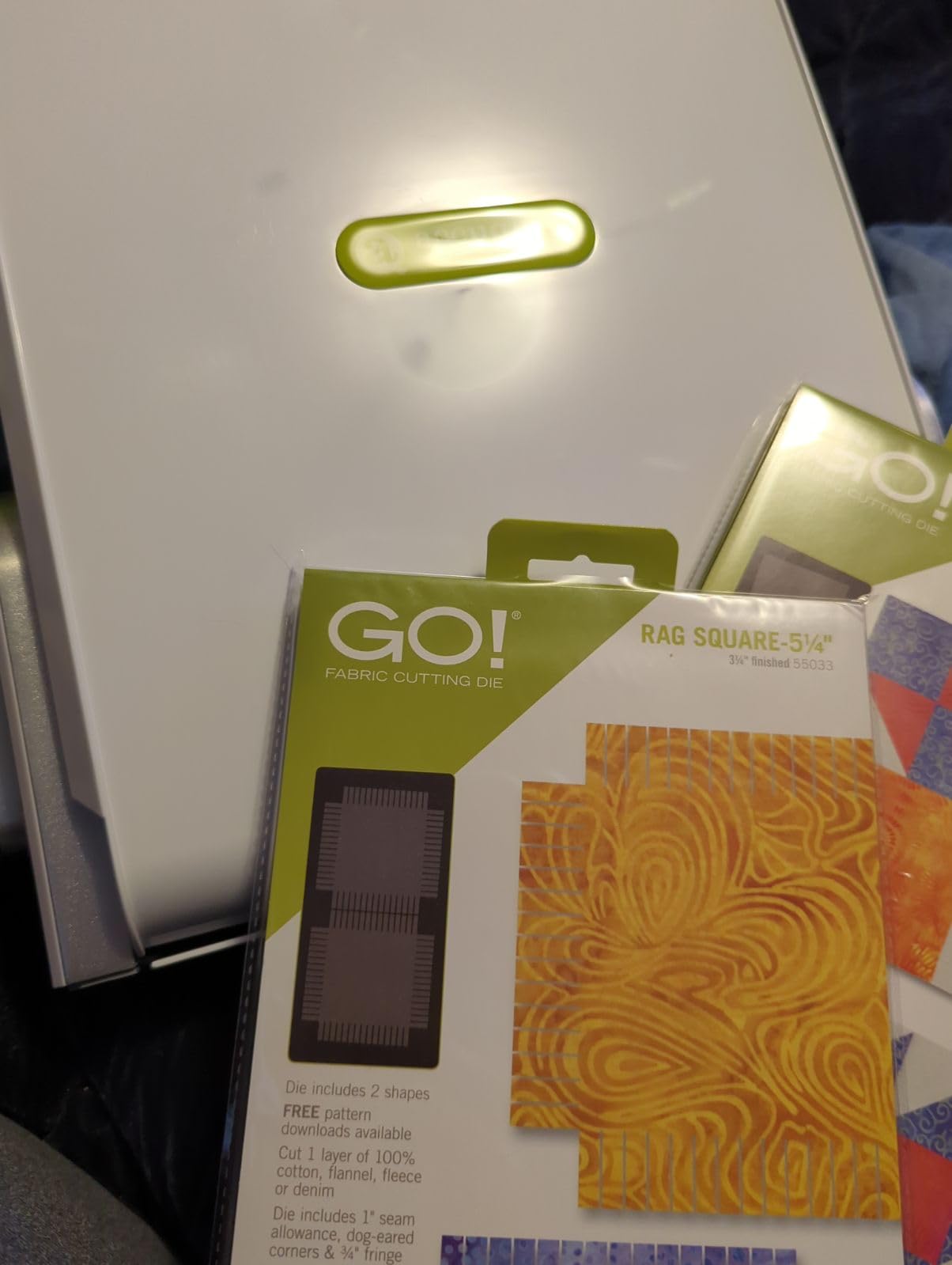 Accuquilt GO! Fabric Cutter Starter Set - Customer Photo 2