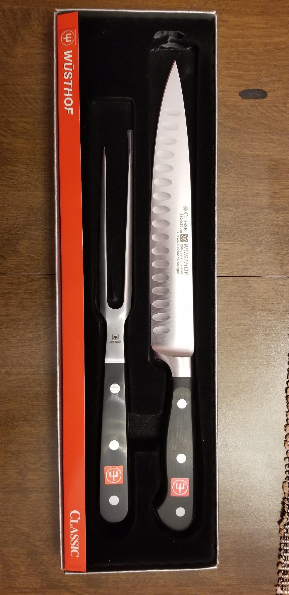 WÜSTHOF Classic Carving Set, Black, 2-Piece - Customer Photo 1