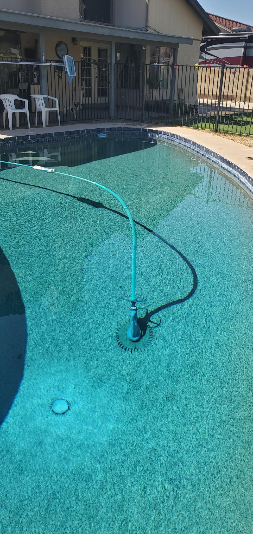 In The Swim Super Algaecide for Above Ground or Inground Swimming Pools – Low Odor, Non-Foaming Preventative for Yellow/Mustard Algae in Swimming Pools - 7.1% Chelated Copper – 1 Quart - Customer Photo 1