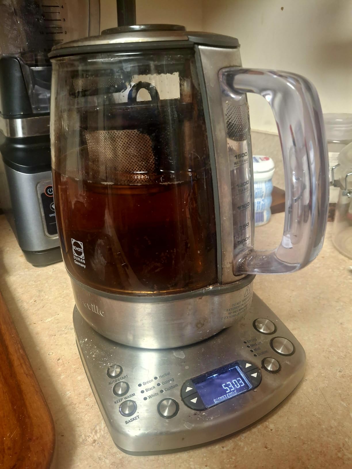 Breville BTM800XL Tea Maker Infuser and Water Kettle, 51 oz, Brushed Stainless Steel and Glass - Customer Photo 1