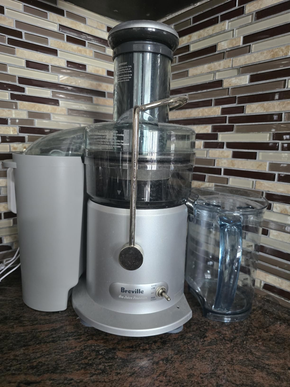 Breville Juice Fountain Plus JE98XL, Silver - Customer Photo 1