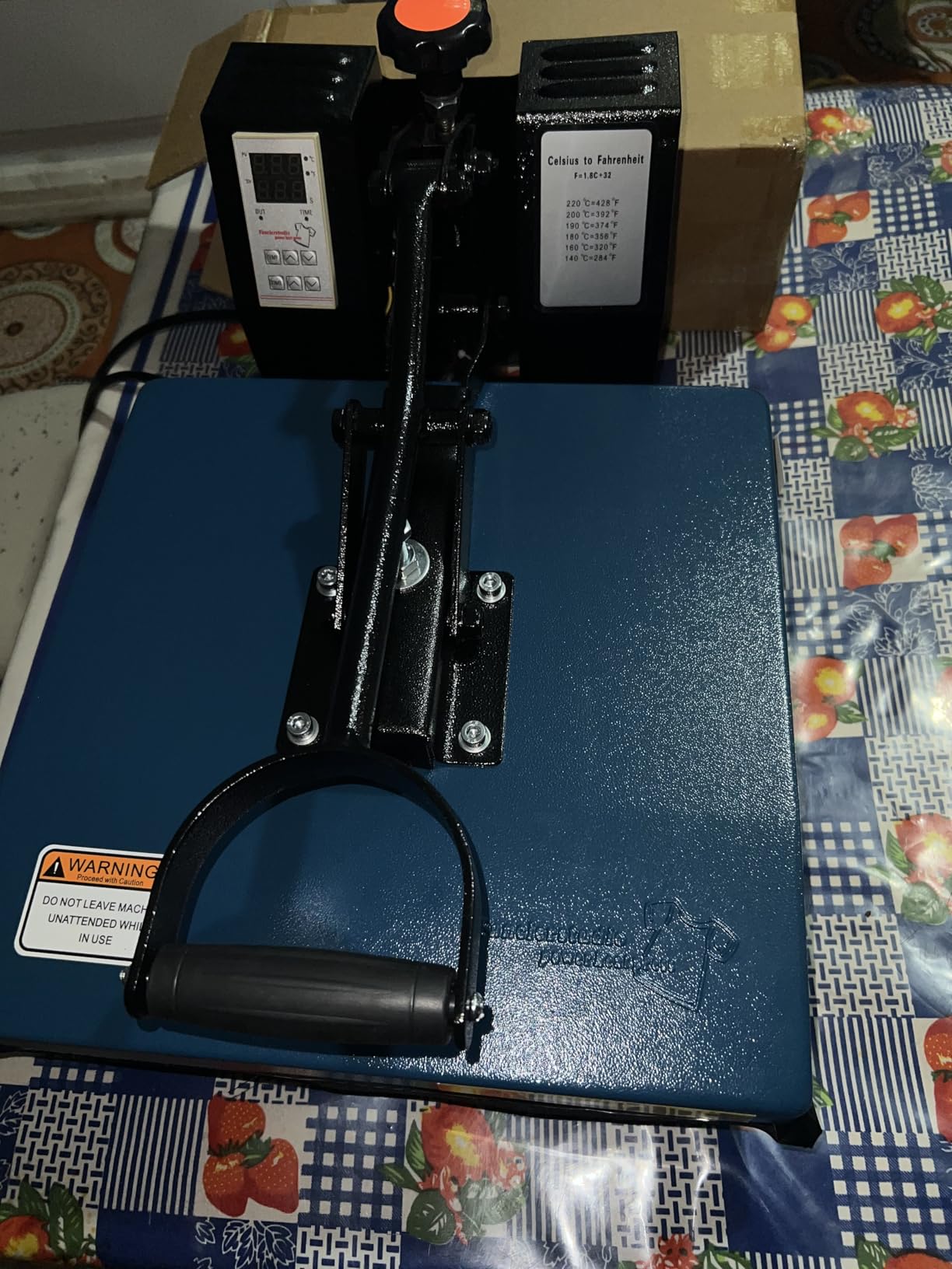 Fancierstudio Digital Heat Press 15 x 15 Sublimation Rhinestone Heat T-Shirt Machine15x15 B/BLK - Customer Photo 1