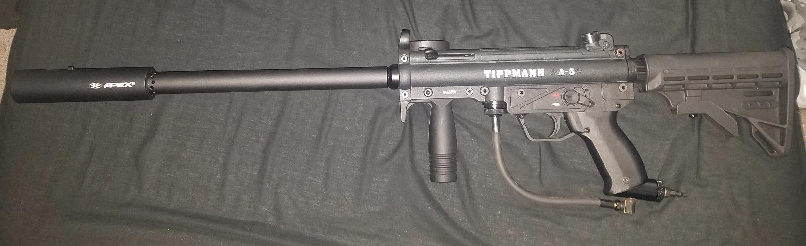 Tippmann A-5 .68 Caliber Paintball Marker, Black - Customer Photo 1