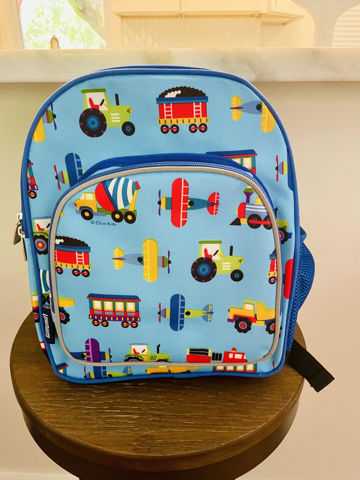 Wildkin 12-inch Kids Backpack – Padded, Adjustable, Ideal for Daycare & Travel - Trains, Planes, and Trucks Customer Review Wildkin 12-inch Kids Backpack – Padded, Adjustable, Ideal for Daycare & Travel - Trains, Planes, and Trucks - Customer Photo 2