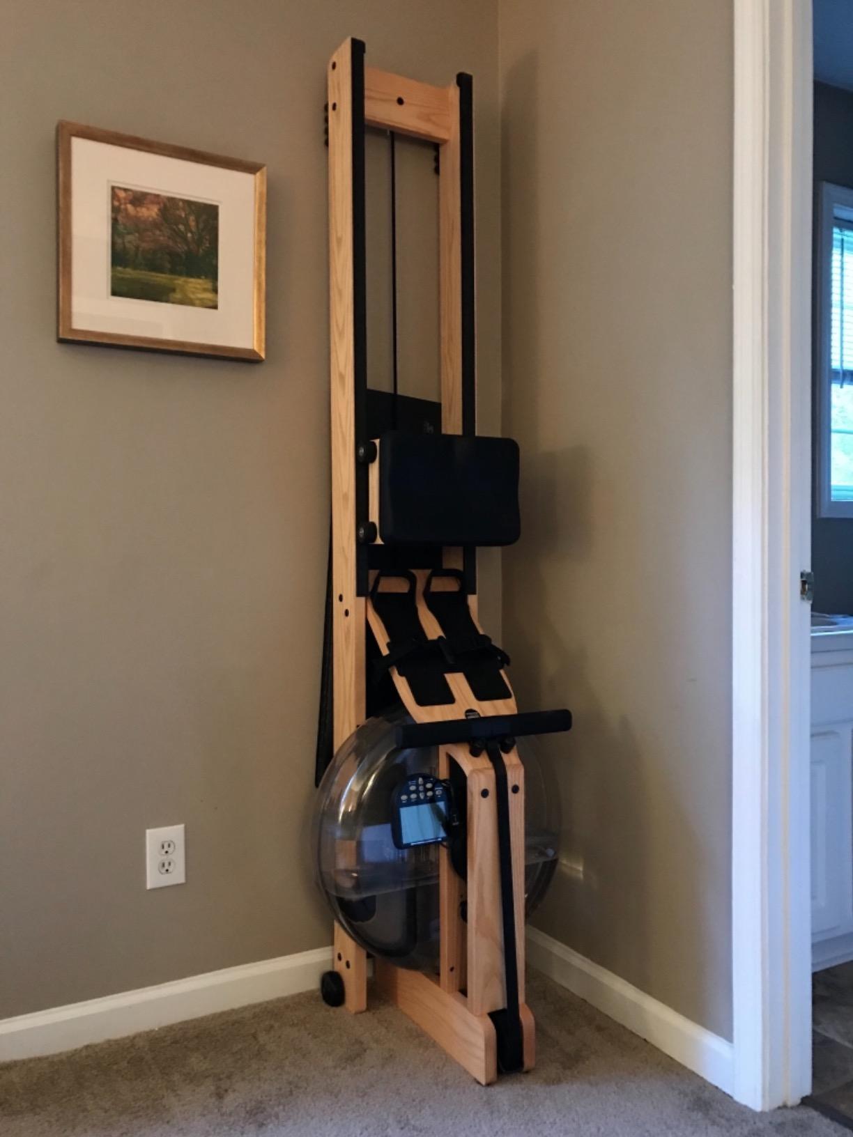 WaterRower Ash Rowing Machine with S4 Monitor | USA Made Water Rower | Original Handcrafted Erg Row Machine for Home Use & Gym Customer Review WaterRower Ash Rowing Machine with S4 Monitor | USA Made Water Rower | Original Handcrafted Erg Row Machine for Home Use & Gym - Customer Photo 1