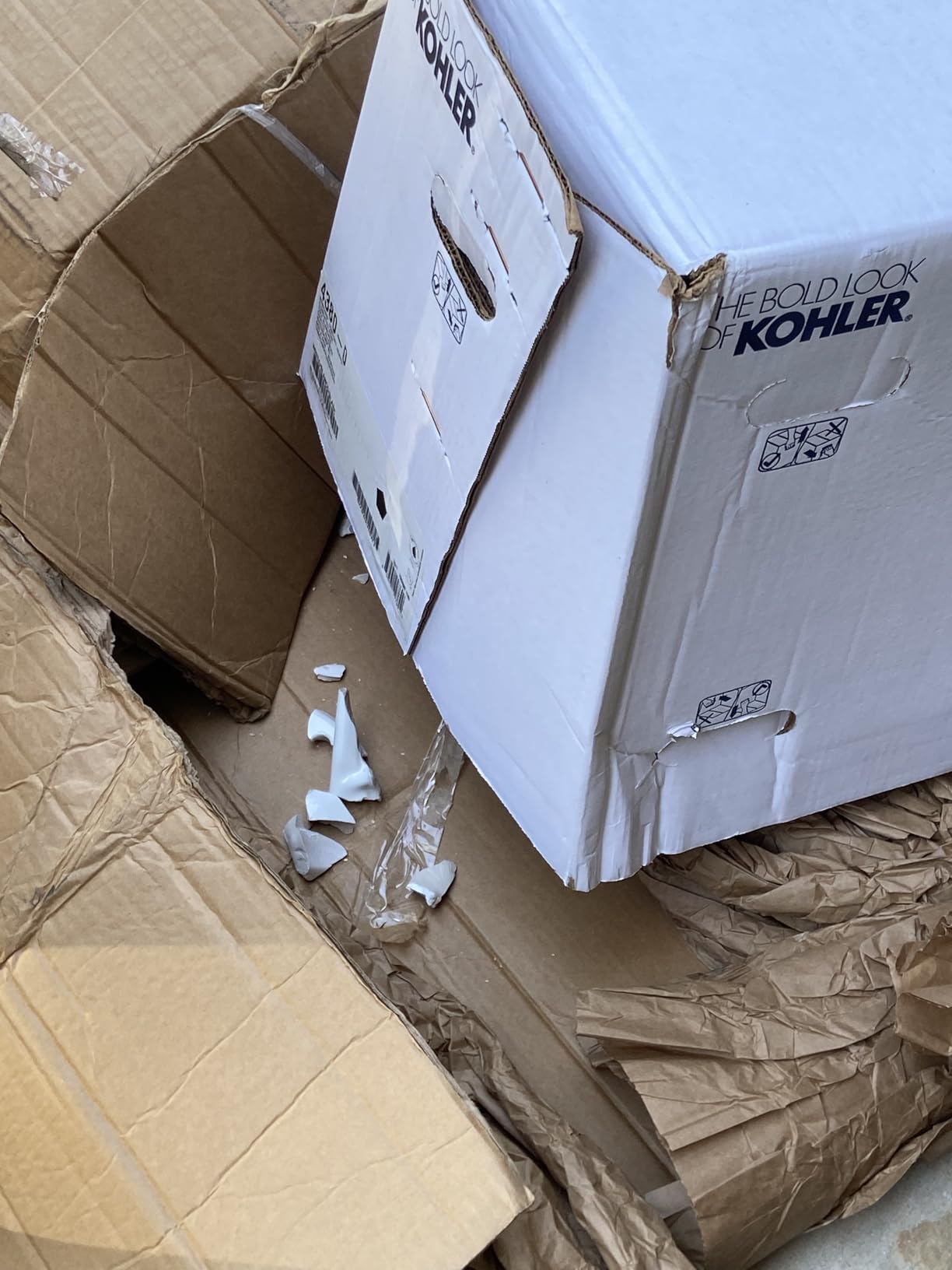 Kohler 3817-96 Memoirs® Stately Two-piece elongated toilet, 1.28 gpf, Biscuit - Customer Photo 2
