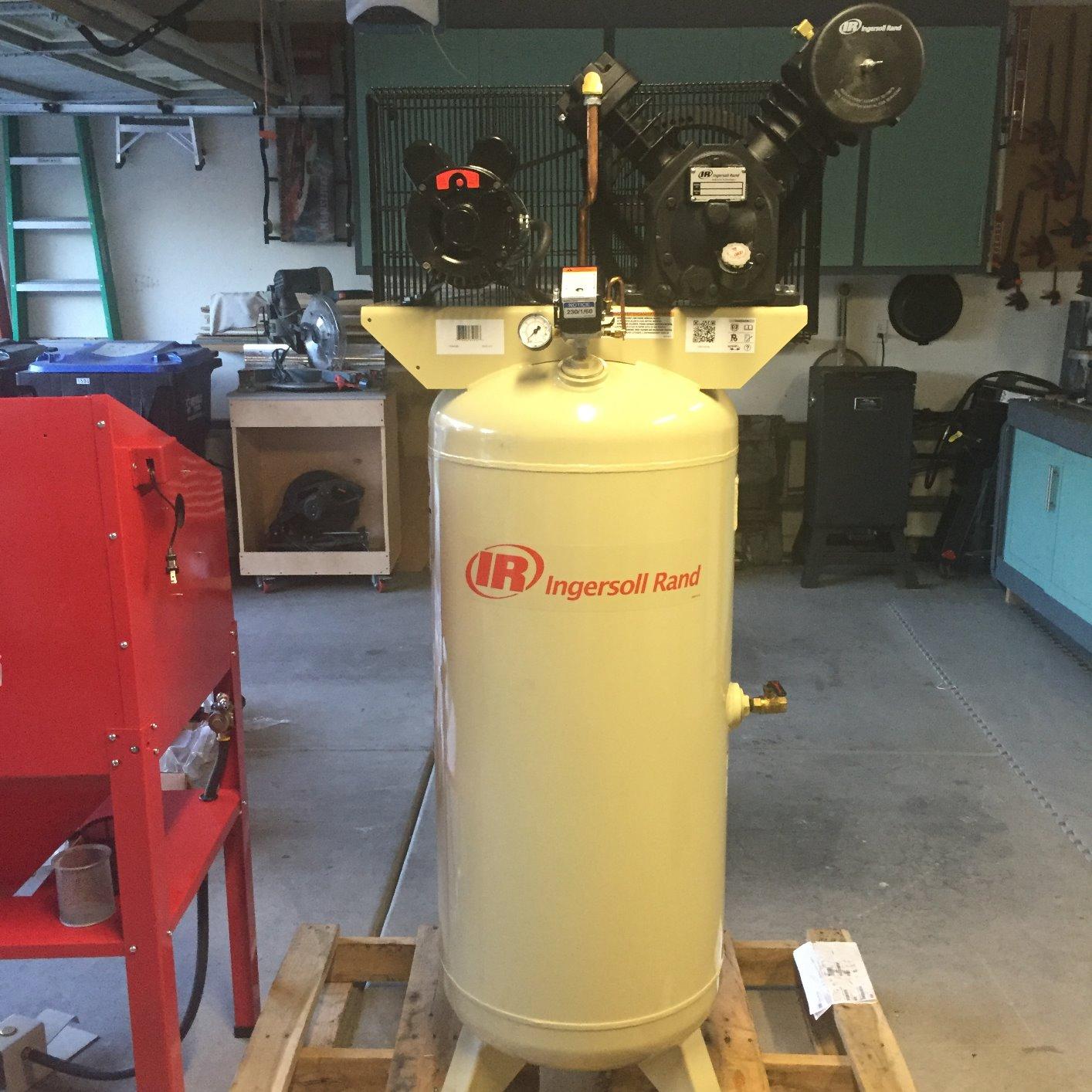 Ingersoll Rand 2340L5-V 5 hp Type 30 2 Stage Reciprocating Compressor - Customer Photo 1