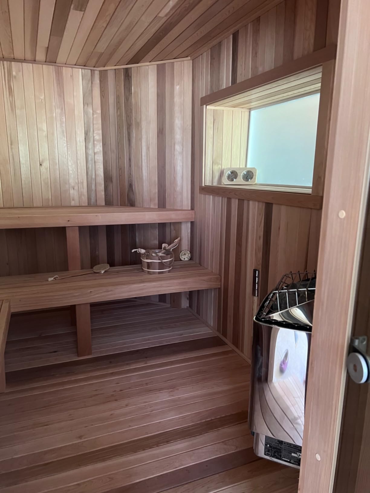 Finlandia/Harvia FLB-80/KIP-80B Sauna Heater, 8kw 240v/1ph, Maximum 425 cubic feet - Customer Photo 1