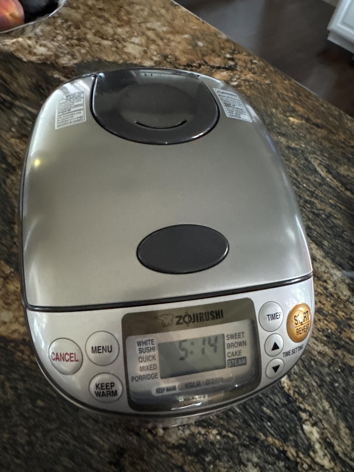 Zojirushi NS-TSC10 5-1/2-Cup (Uncooked) Micom Rice Cooker and Warmer, 1.0-Liter - Customer Photo 2