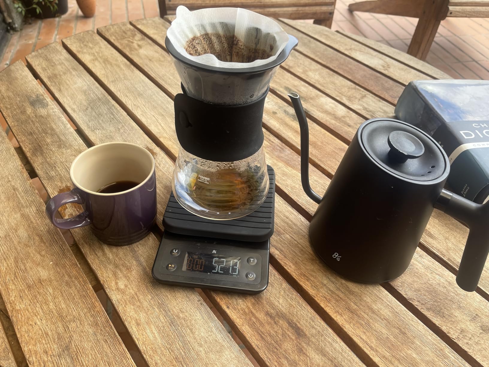Hario V60 Drip Coffee Decanter, 700ml, Black - Customer Photo 1