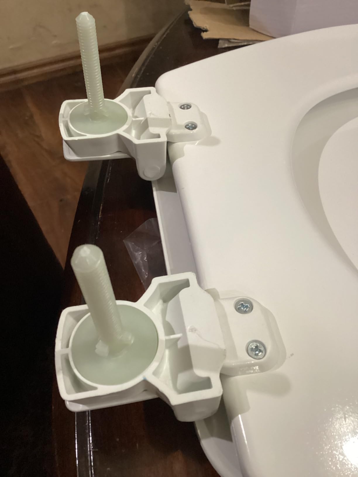 Mayfair Stay·Tite Toilet Seat Fastening Hardware Upgrade Kit - Customer Photo 1