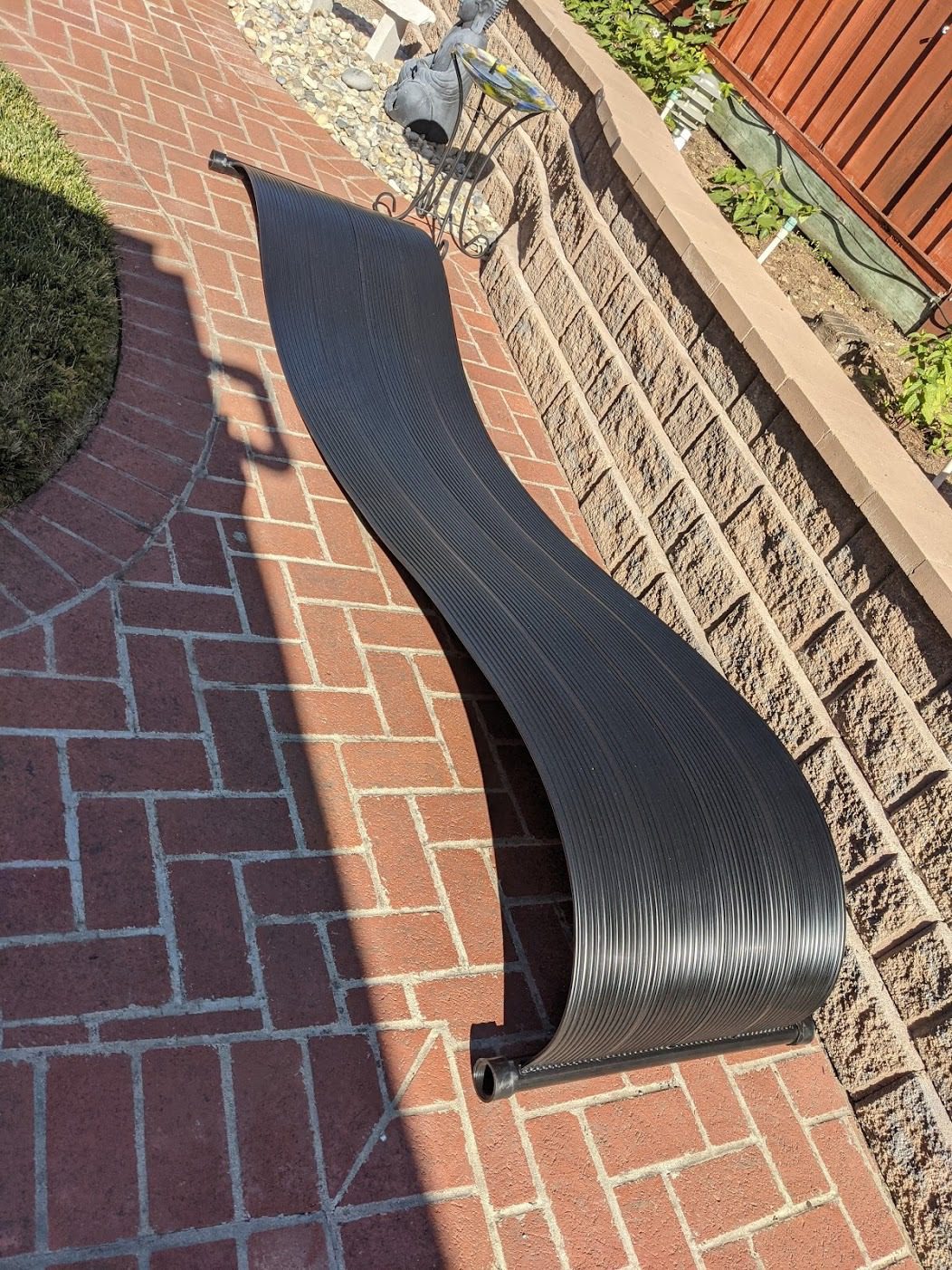 SunQuest Solar Pool Heater Panels - 2 (2ft x 10ft) Collectors w/Roof/Rack & Diverter Kit -Solar Water Heater for Above Ground & Inground Pools-DIY-Tube on Web Design Panel-Polypropylene UV Resistant - Customer Photo 1