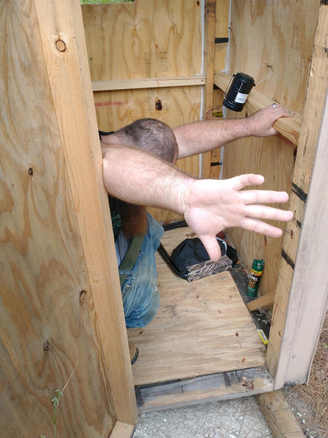 Nature's Head Self Contained Composting Toilet with Close Quarters Spider Handle Design - Customer Photo 1