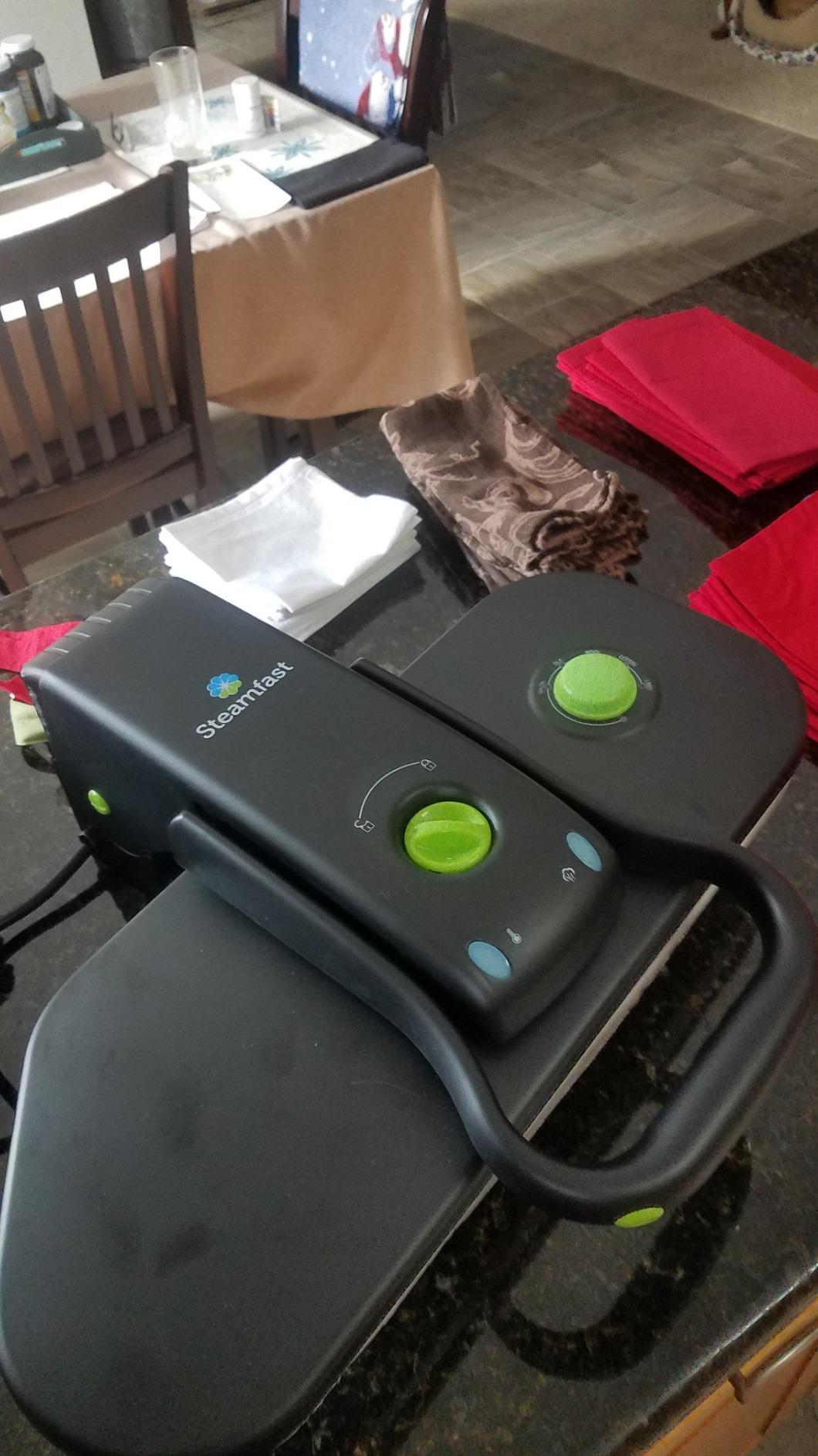 Steamfast SF-623 Mid-Size Steam Press with Multiple Fabric Settings and Steam Burst Function - Customer Photo 2
