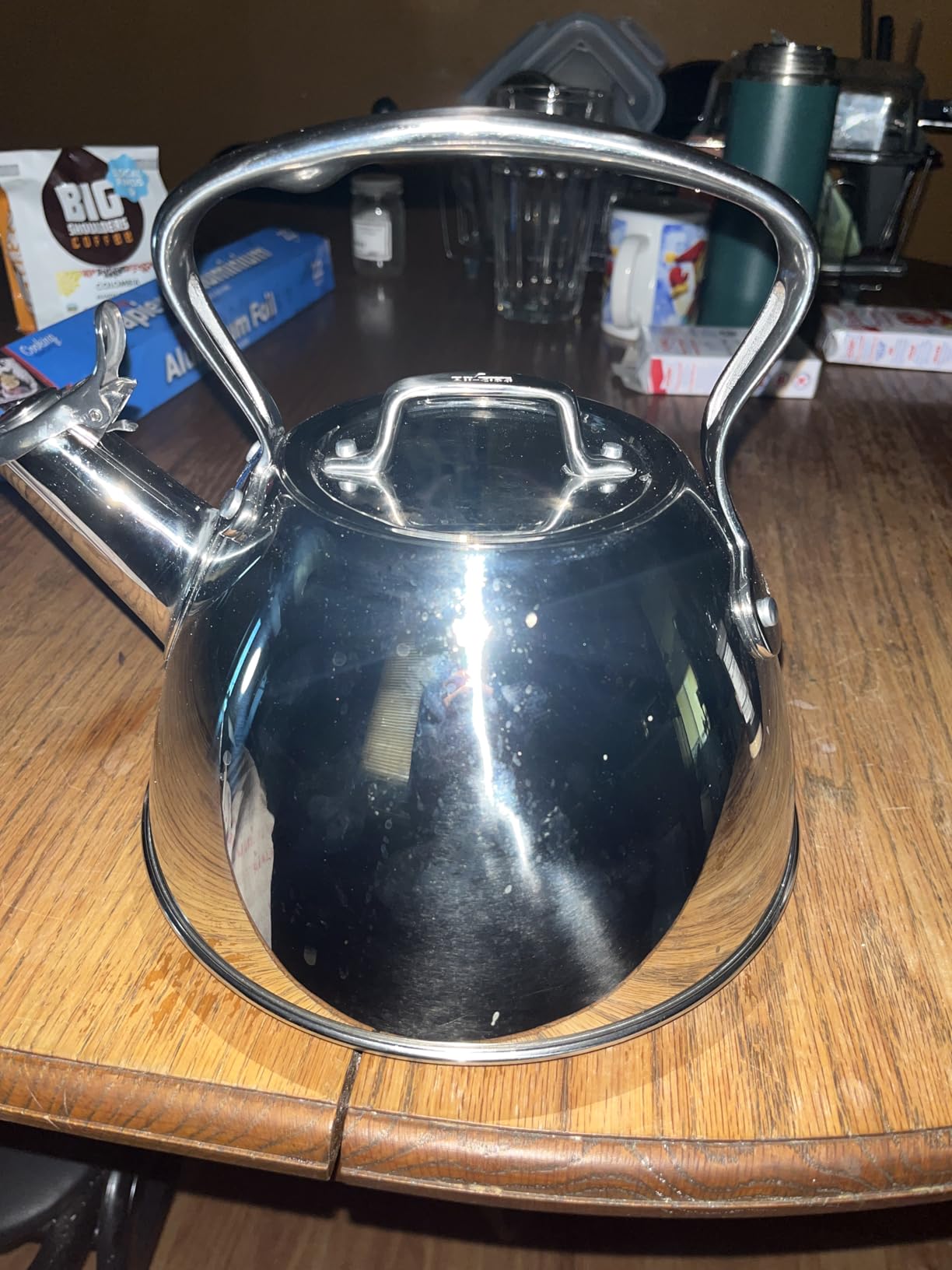 All-Clad Specialty Stainless Steel Tea Kettle 2 Quart Induction Customer Review All-Clad Specialty Stainless Steel Tea Kettle 2 Quart Induction - Customer Photo 1