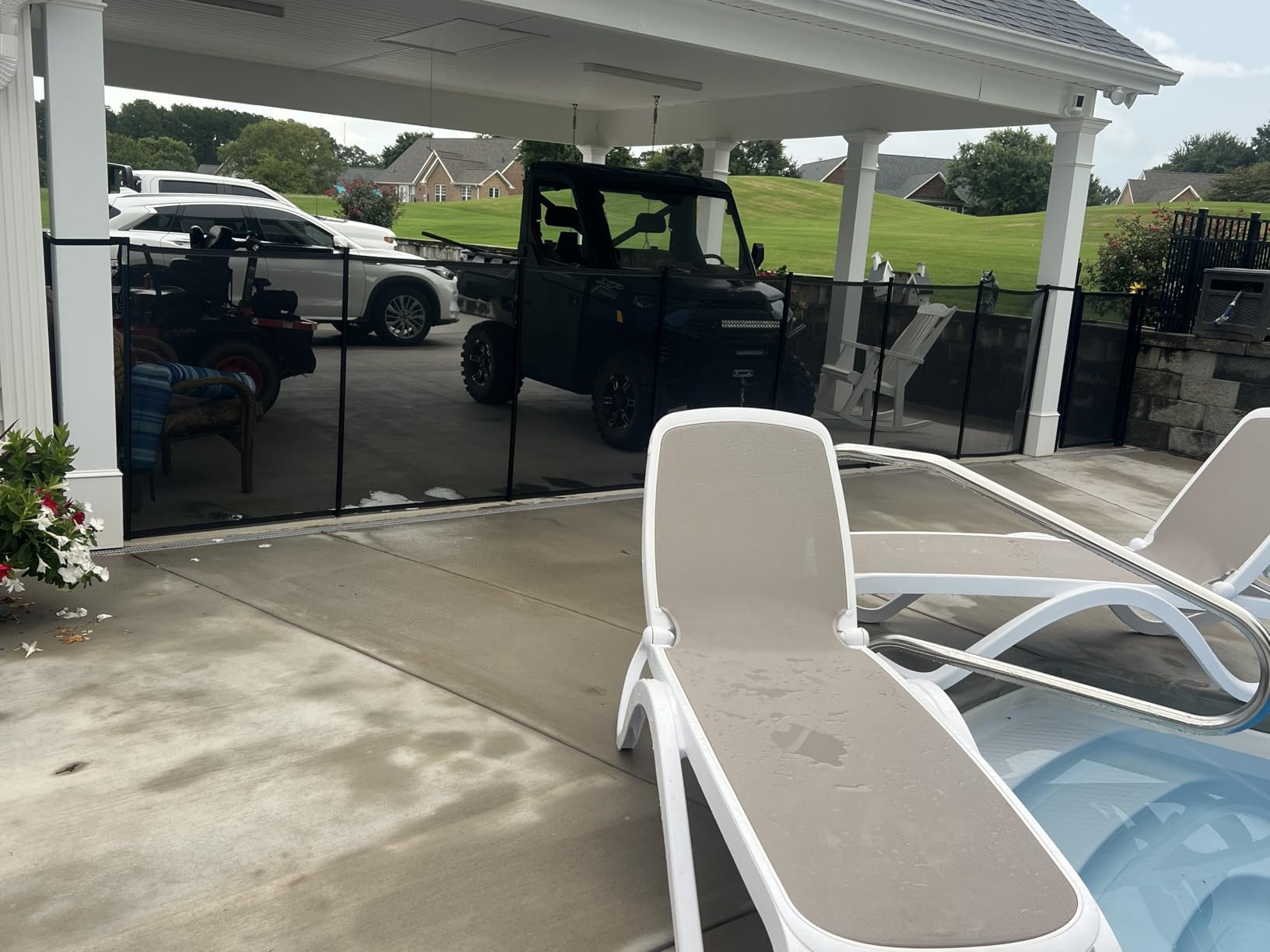 Pool Fence DIY by Life Saver Fencing Section Kit, 4 x 12-Feet, Black - Customer Photo 1