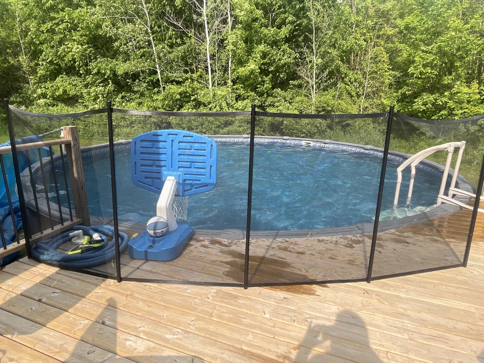 Pool Fence DIY by Life Saver Fencing Section Kit, 4 x 12-Feet, Black - Customer Photo 2