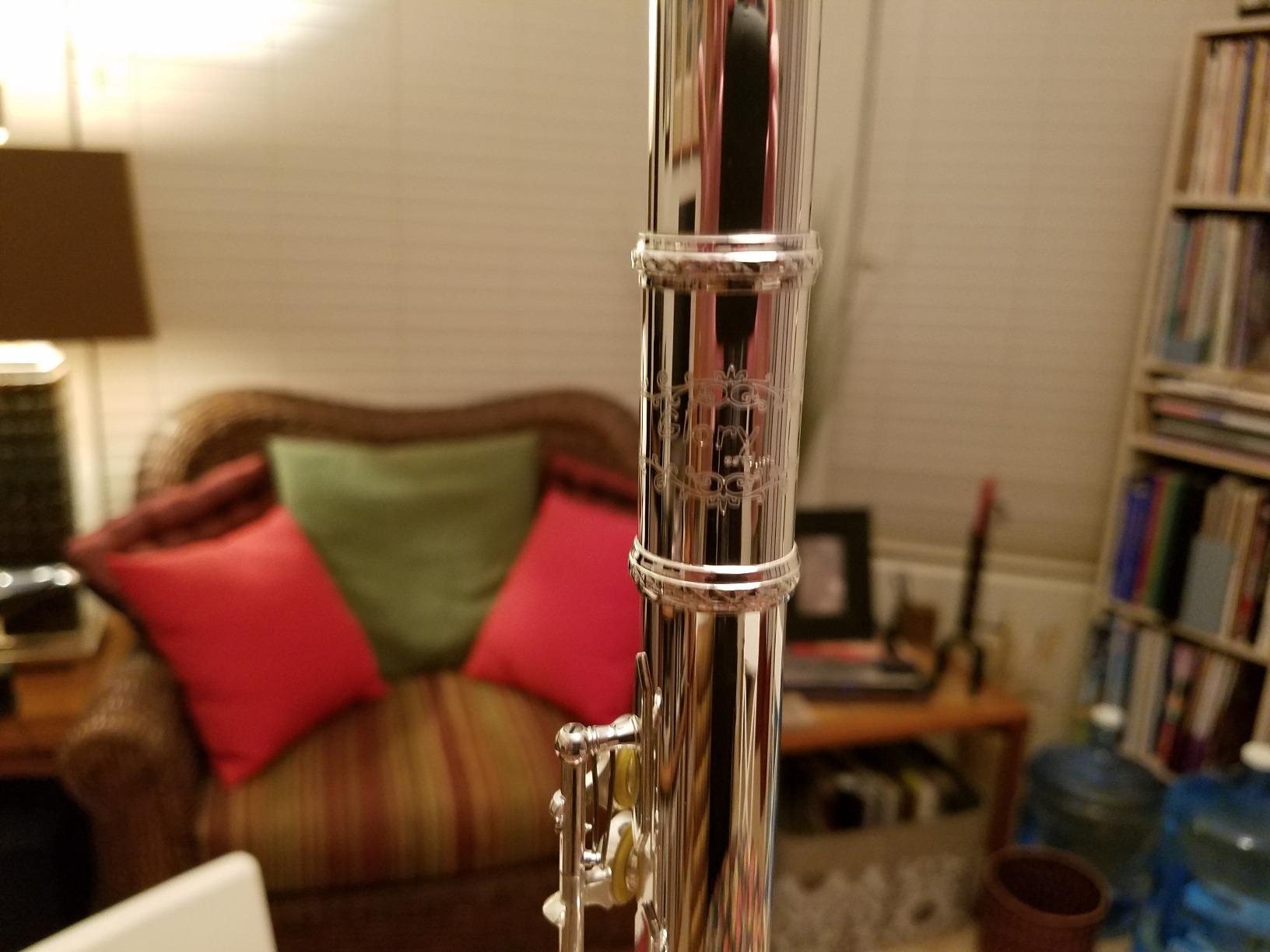 Glory Silver Plated Intermediate 16 Keys Open/Closed Hole C Flute - Customer Photo 1