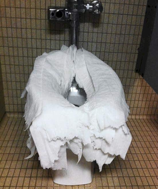 Hospeco Flushable Toilet Seat Covers - 1000 Pcs, 4 Packs of 250 - Disposable Paper Discreet Seats for Commercial Wall Dispenser, 16.75 x 14.25 Half-Fold, White - Customer Photo 1