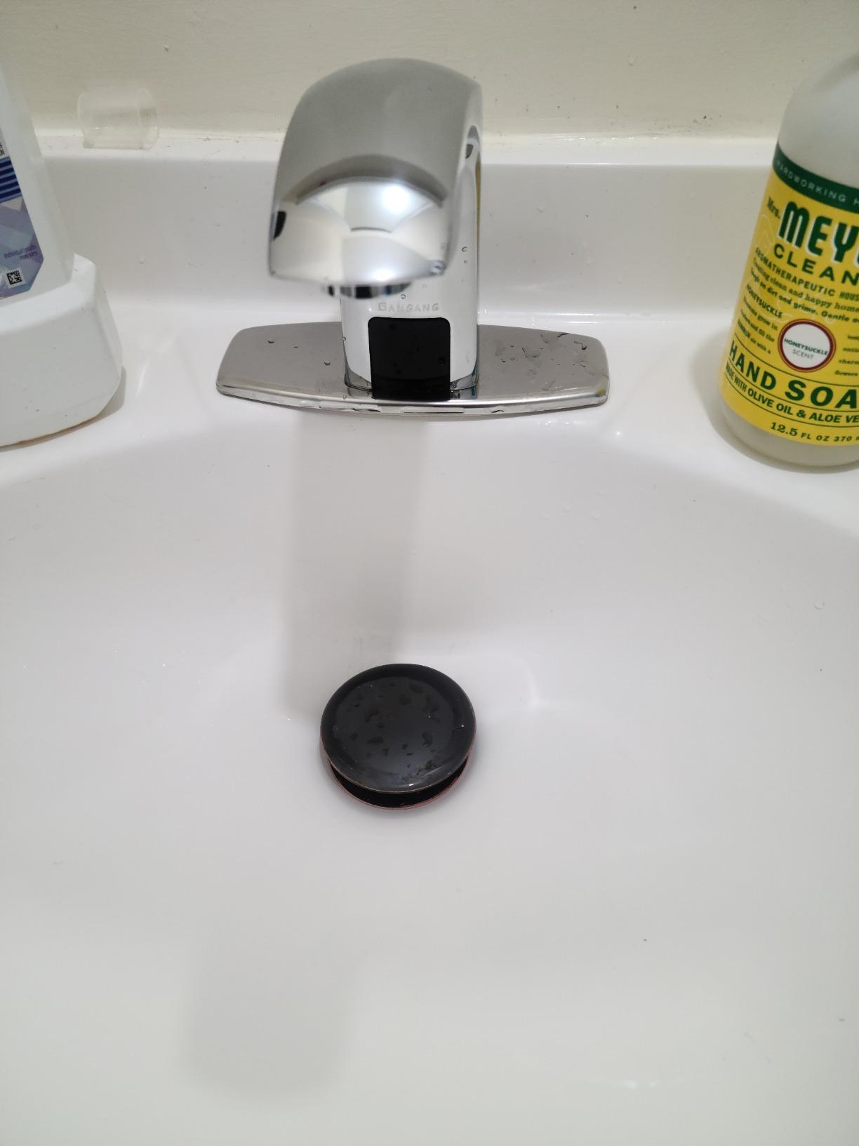 Gangang Commercial Touchless Bathroom Sink Faucet Cold and Hot Water Automatic Motion Sensor Basin Tap Mixer with Mixing Valve and Cover Plate (FBA 2) - Customer Photo 1