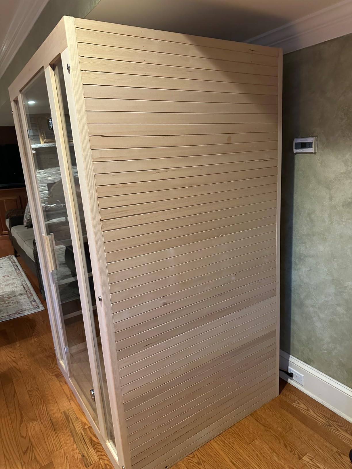 JNH Lifestyles Joyous 2-Person Home Infrared Sauna with Infra-red Light Therapy, Low EMF - Indoor Personal Luxury Spa for House and Gym - Customer Photo 2