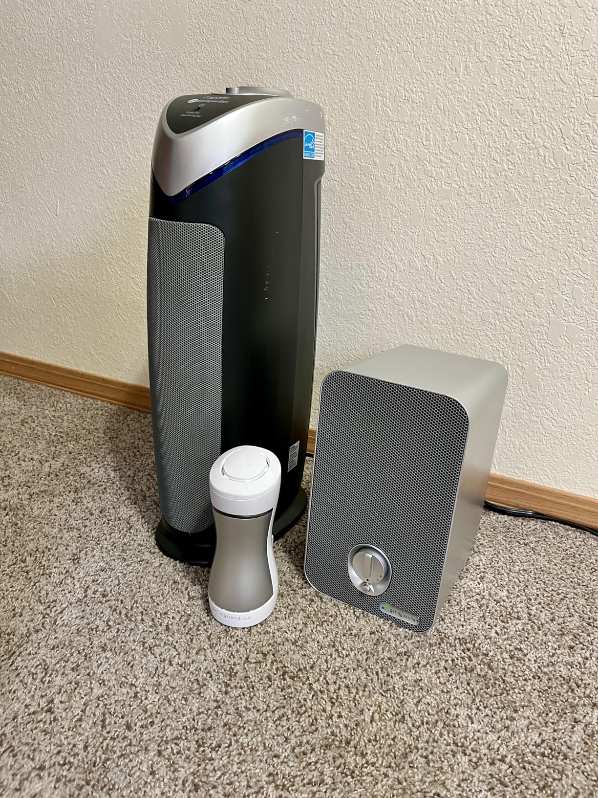 GermGuardian Air Purifier for Home with HEPA Filter, Removes 99.97% of Pollutants, Covers up to 375 Sq. Foot Room in 1 Hr, UV-C Light Helps Reduce Germs, Zero Ozone Verified, 11