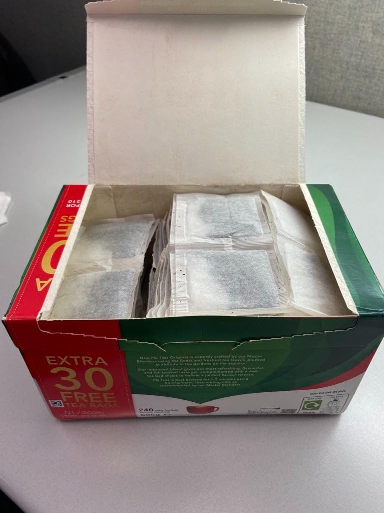 PG Tips Tea Bags, 240 Count, Pack of 2 Customer Review PG Tips Tea Bags, 240 Count, Pack of 2 - Customer Photo 1