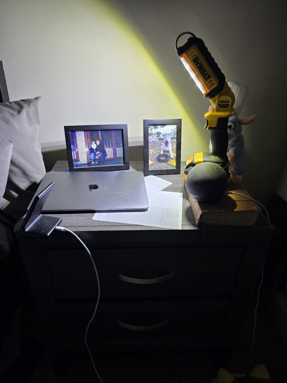 DEWALT 20V MAX LED Work Light, Rechargeable Flashlight, Pivoting Head, Bare Tool Only (DCL050) customer photo 1