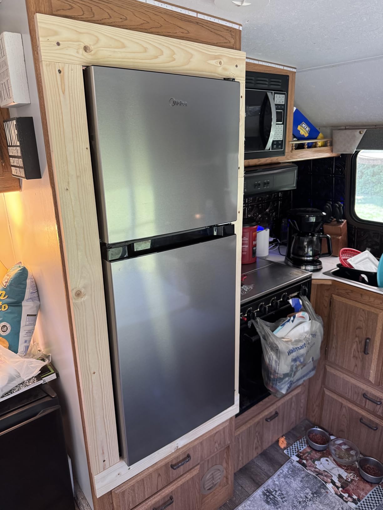 Midea WHD-113FSS1 Compact Refrigerator, 3.1 cu ft, Stainless Steel Customer Review Midea WHD-113FSS1 Compact Refrigerator, 3.1 cu ft, Stainless Steel - Customer Photo 1