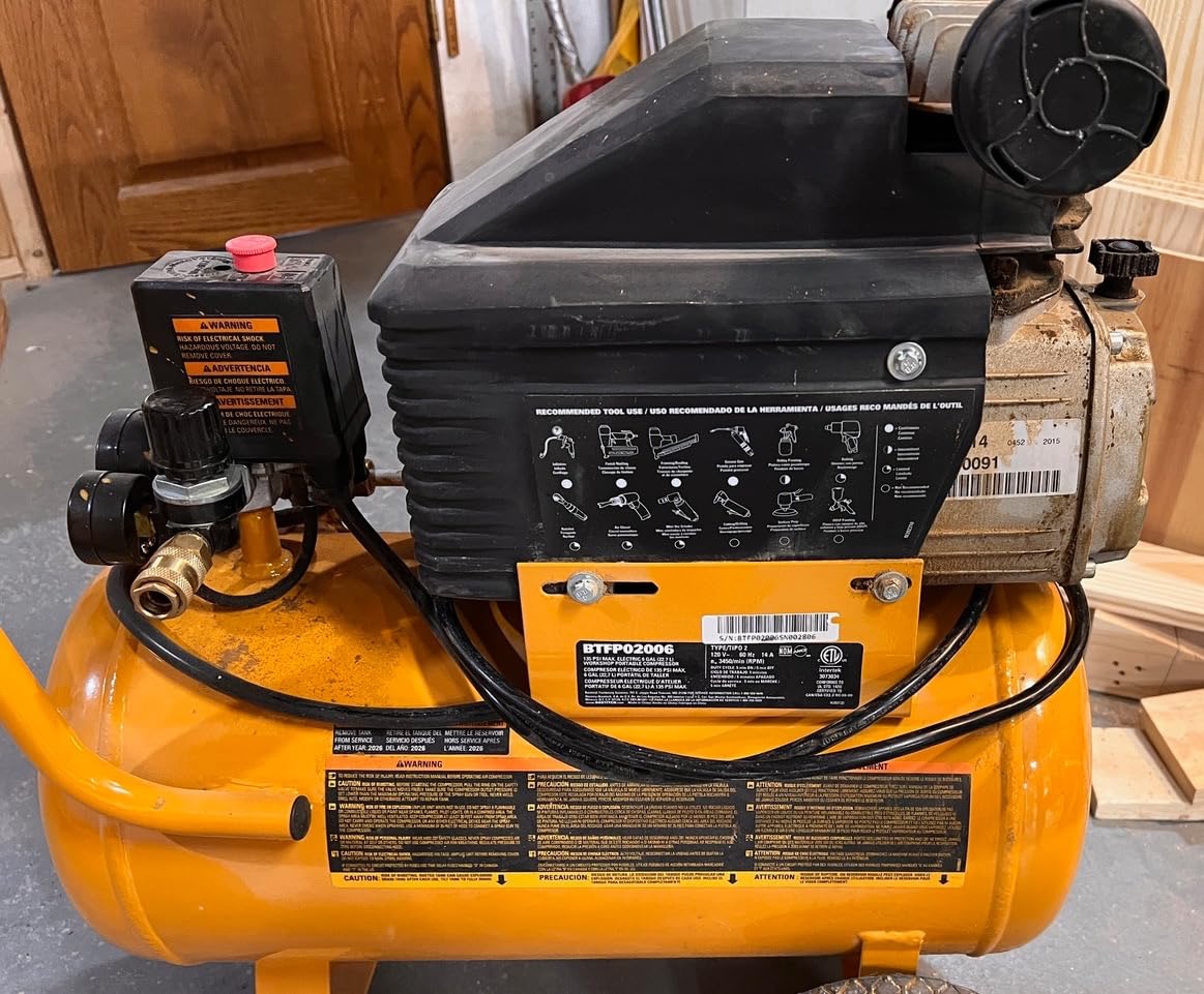 California Air Tools 8010 1.0 HP Ultra Quiet and Oil-Free Air Compressor, 8 Gallon Steel Tank, Lightweight with Wheels, 60 dBA Noise Level - Customer Photo 1